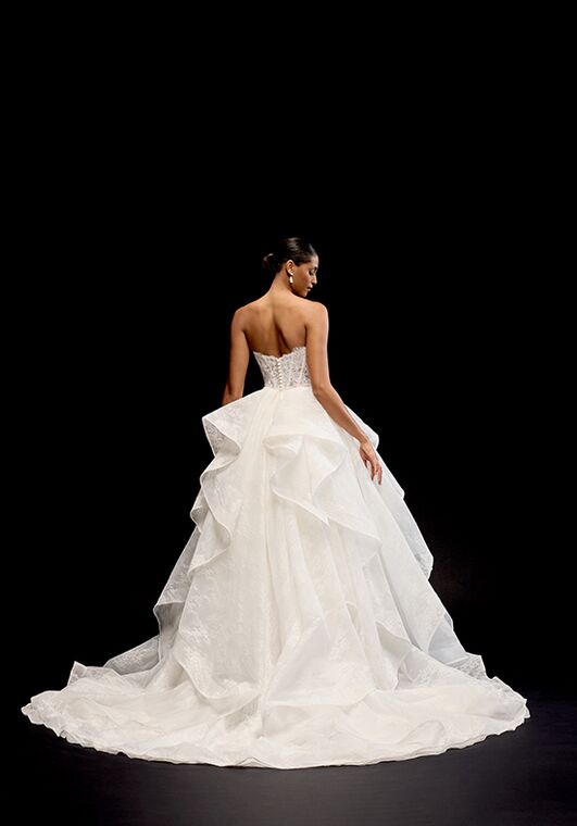 Justin Alexander Signature Nisha Ball Gown Wedding Dress - 4