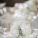 White Hydrangea and Baby's Breath Centerpieces