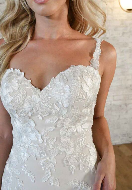 Stella York 7636 Fit-and-Flare Wedding Dress - 6