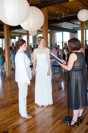 Modern Indoor Ceremony at La Piece - The Room