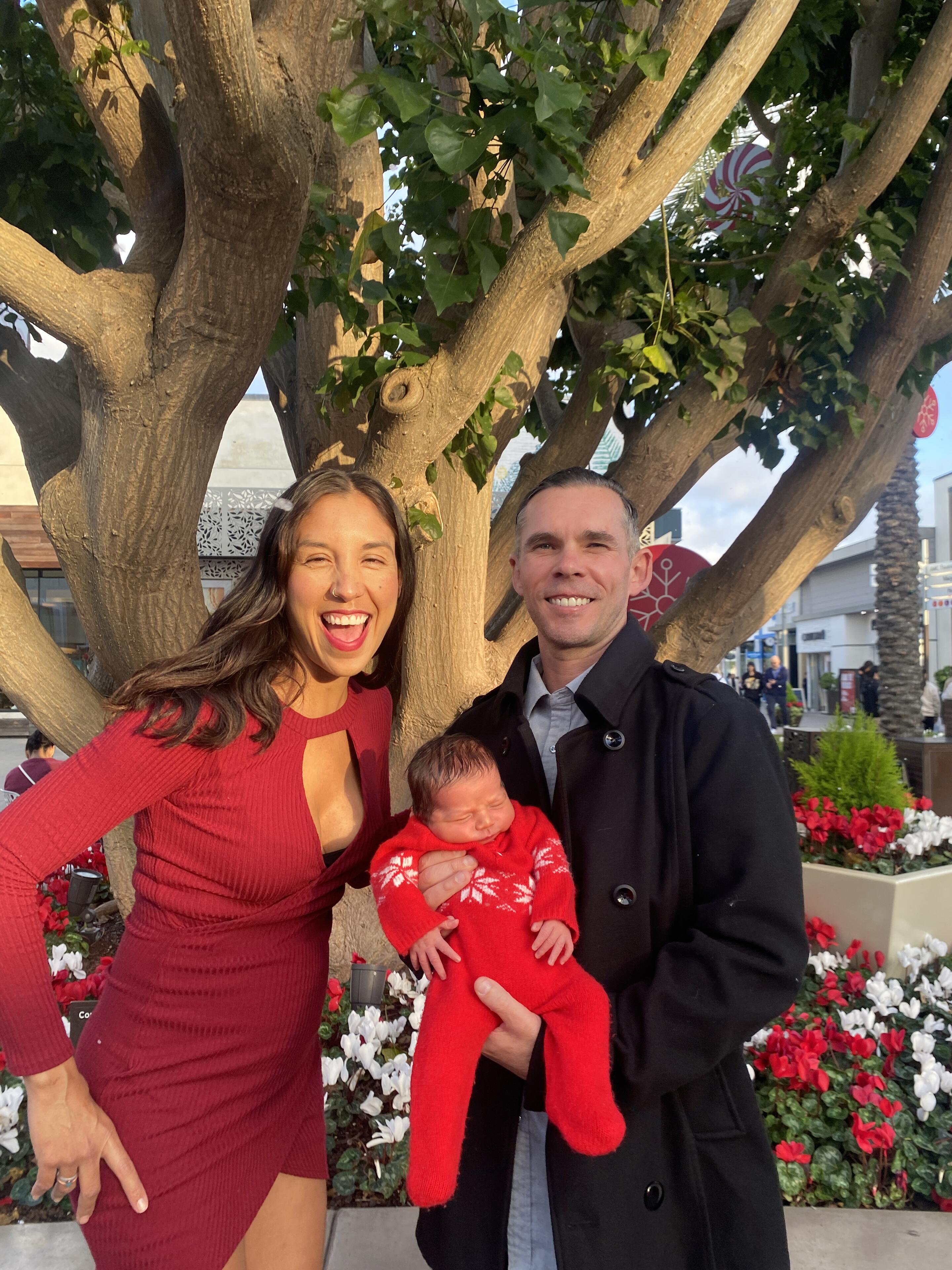 Our little man, Axel Emilio Peterson was born Saturday December 17, 2023. Margarita looking amazing only a week after he was born at our Christmas photo shoot. 