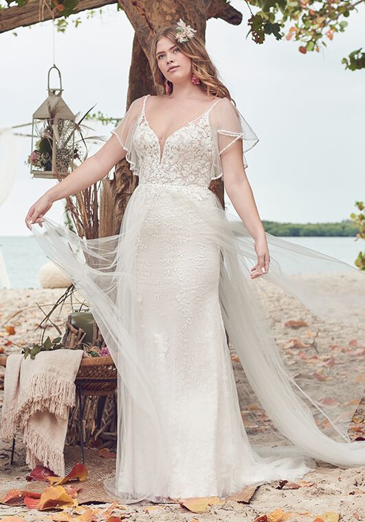 Rebecca Ingram FANTASIA Sheath Wedding Dress - 5