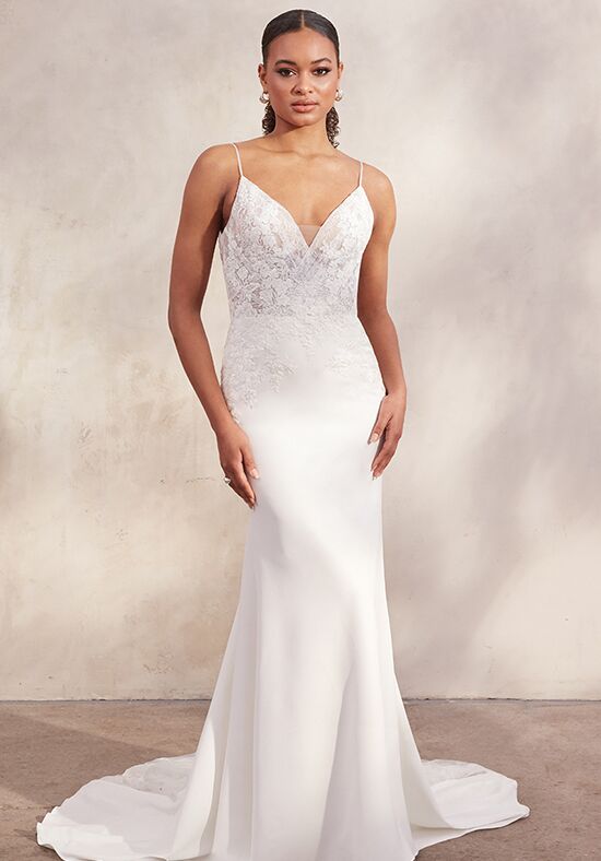 Adore by Justin Alexander Lucille Fit-and-Flare Wedding Dress - 1