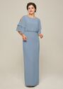 AW Bridal AW Mitzi Dress Blue Mother Of The Bride Dress - thumbnail - 4