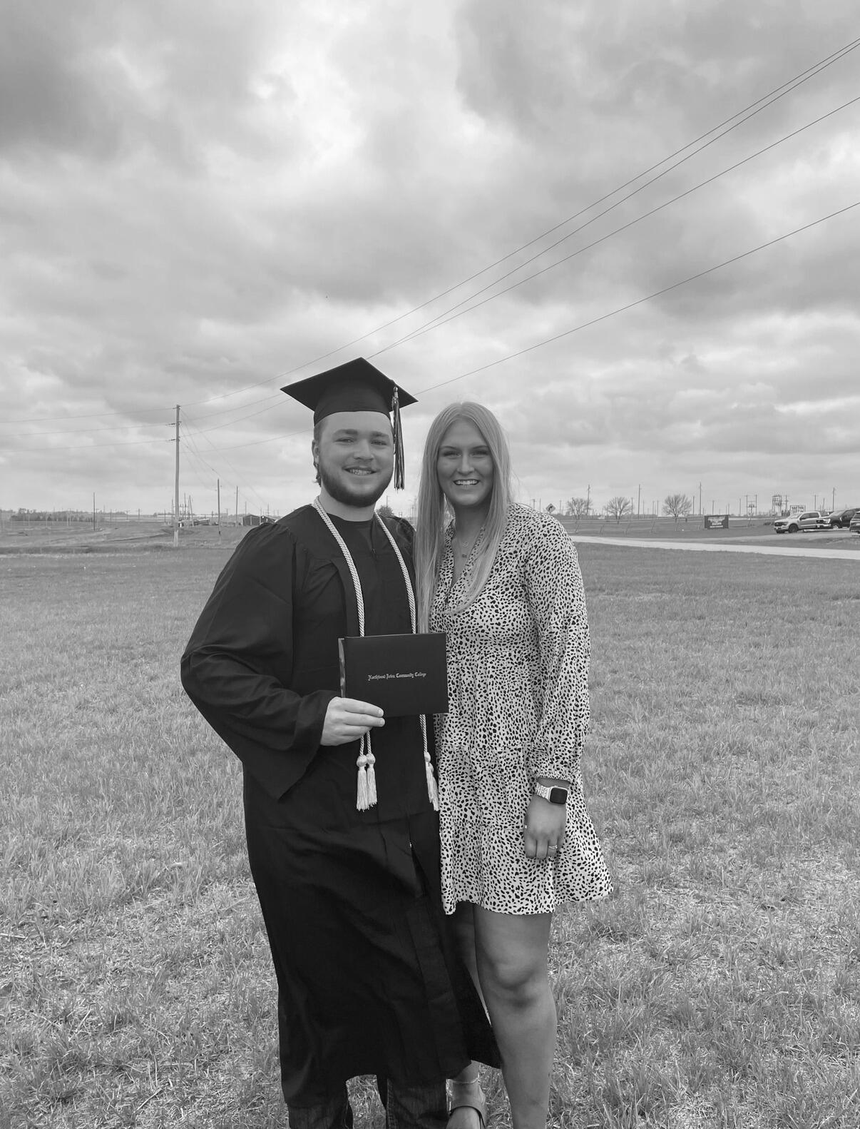 Kyler's college graduation from NWICC in Sheldon