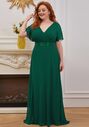 Ever-Pretty EP09890 V-Neck and Plunge Bridesmaid Dress - thumbnail - 4
