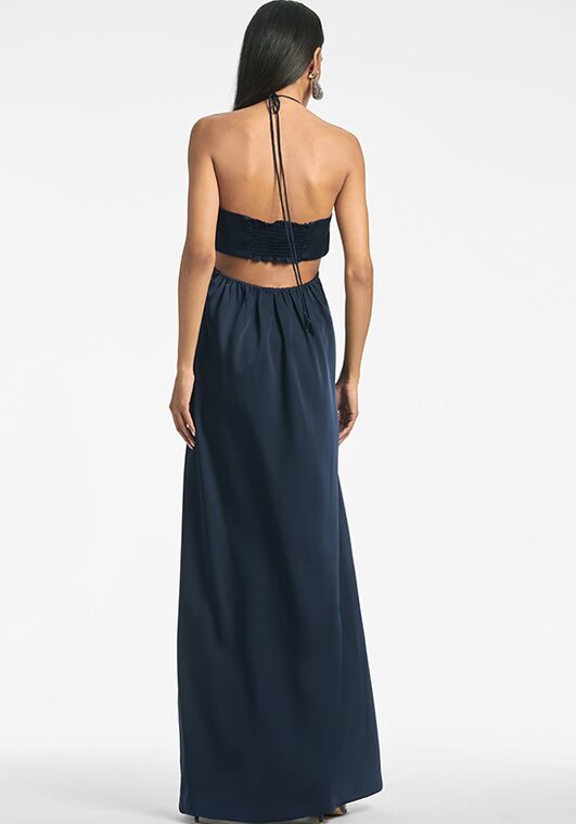 Sachin & Babi Alexandra Gown - Navy Bridesmaid Dress - 4