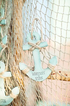 Handmade Anchor Escort Cards