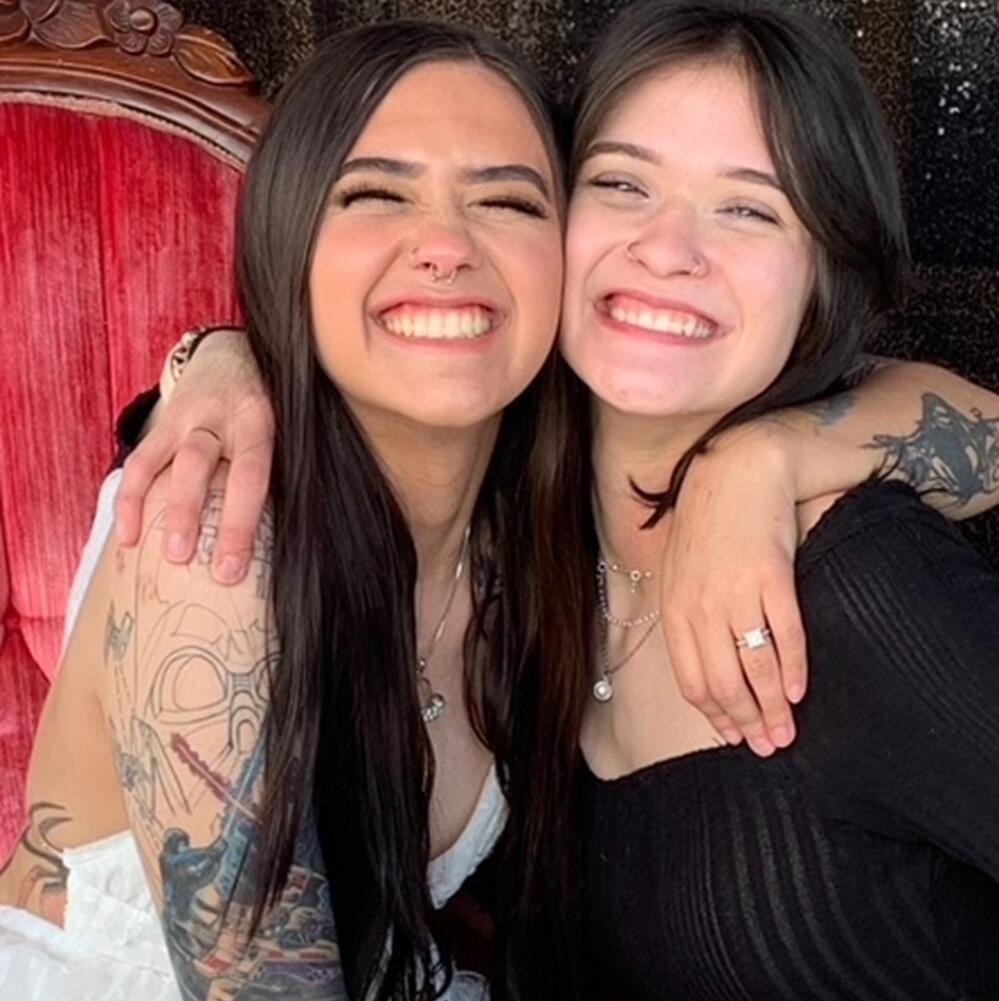 Hannah Webb and Samantha Moreno
