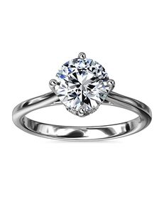 Blue Nile Round Cut Engagement Ring