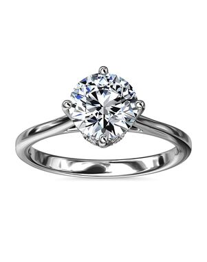 Blue Nile Round Cut Engagement Ring