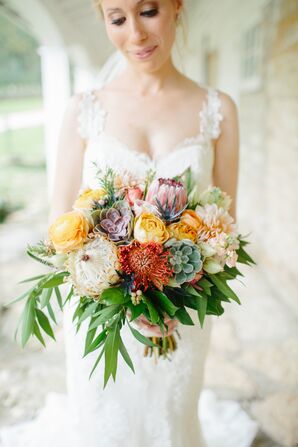 Colorful Bridal Bouquet