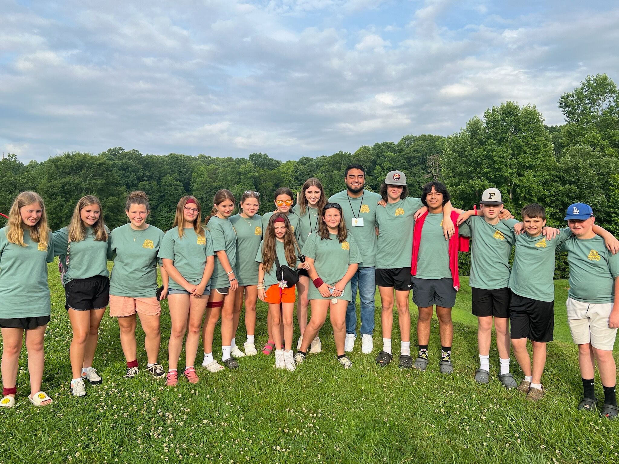 Picture of Josie works Middle School camp!