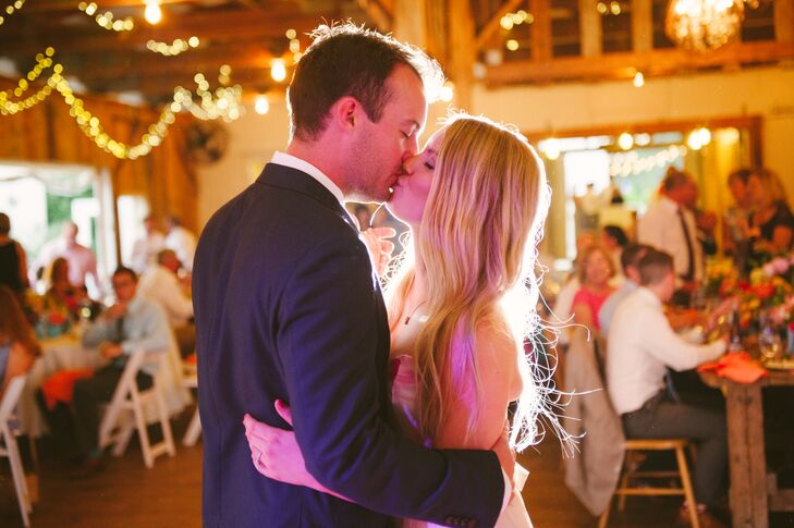 For her hair, "I wanted it down and curly for a soft goddess look," Lauren says. "I also wanted natural make up on my wedding day to enhance my look, but at the same time still look like myself."