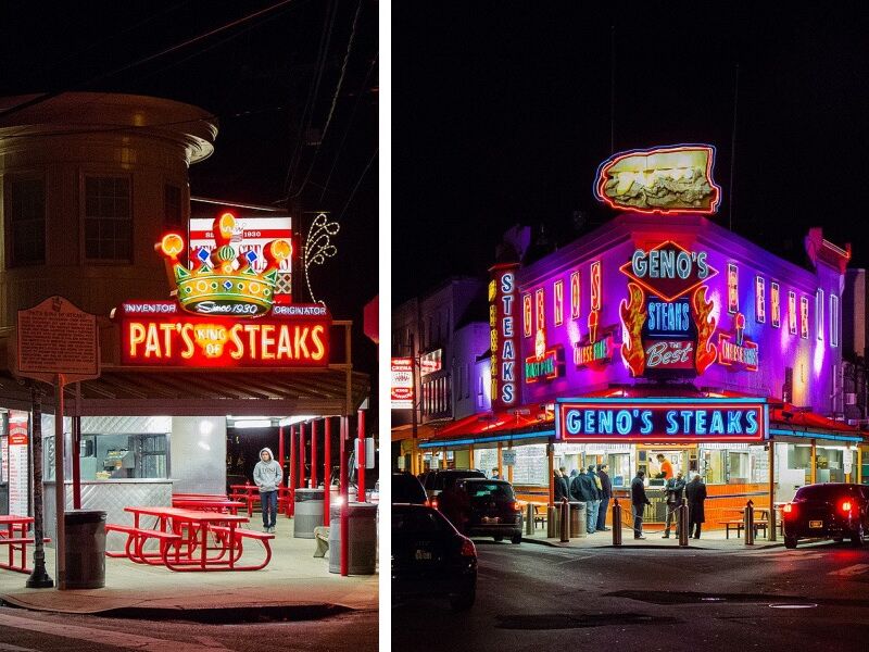 Picture of Pat's Vs. Geno’s Cheesesteaks
