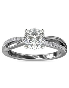 Blue Nile Round Cut Engagement Ring