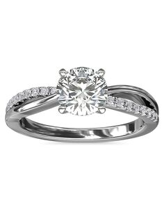 Blue Nile Round Cut Engagement Ring