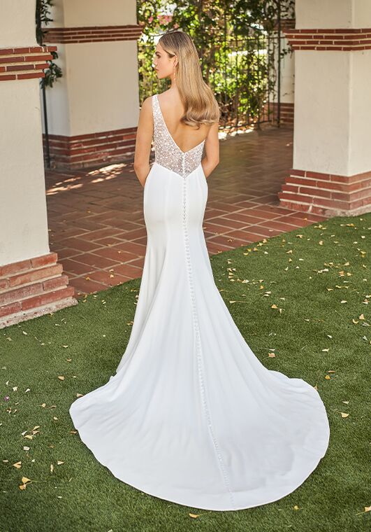 Jasmine Couture Candice Fit-and-Flare Wedding Dress - 4