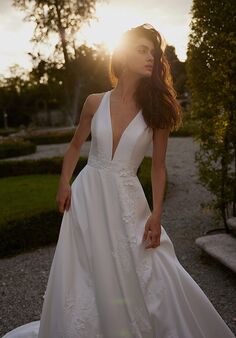 Justin Alexander Idonia A-Line Wedding Dress