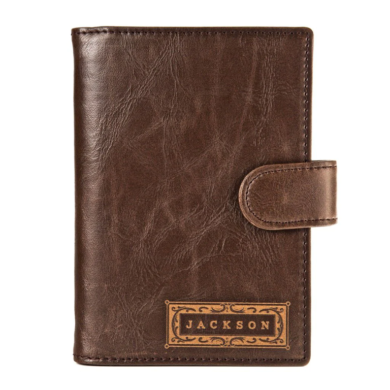 Leather Pocket Notebook from Swanky Badger for the best 16th wedding anniversary