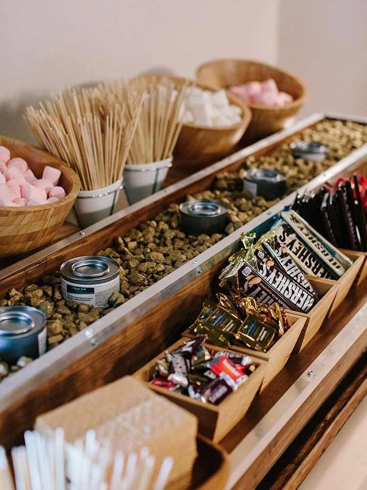 DIY s'mores bar