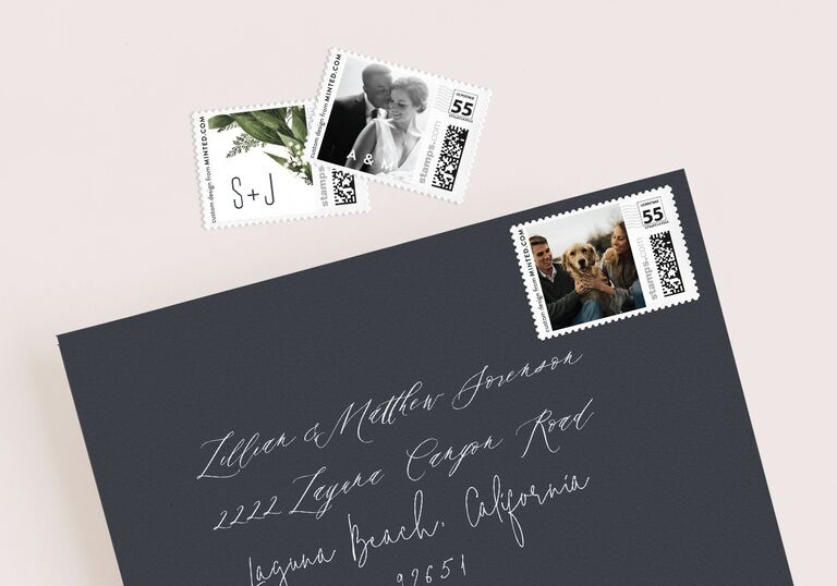 minted custom postage