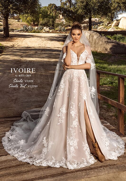 IVOIRE by KITTY CHEN SHEILA, V2209 A-Line Wedding Dress - 7