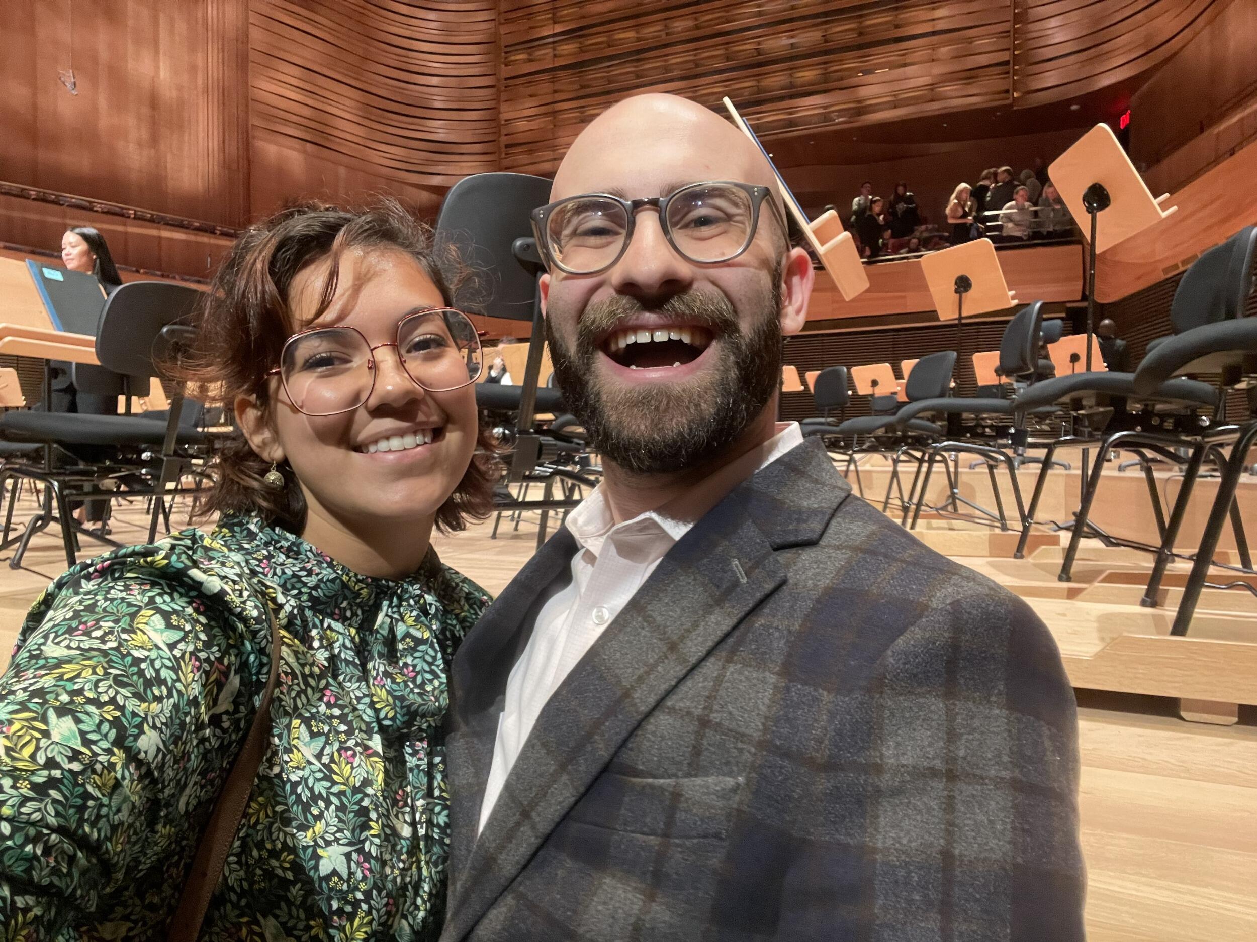 New York Philharmonic at Lincoln Center front row!