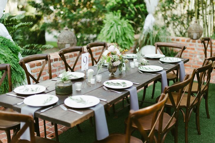 Wood Dining Tables With Cross-Back Chairs