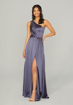 Morilee by Madeline Gardner Bridesmaids Style 21754 One Shoulder Bridesmaid Dress