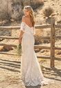 Lillian West 66258 Fit-and-Flare Wedding Dress - thumbnail - 4