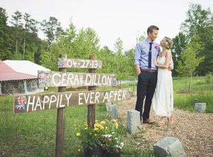 This eco-friendly couple brought boho to Georgia for this sweet Southern farm wedding. The Inn at Serenbe, an environmentally conscious community on s