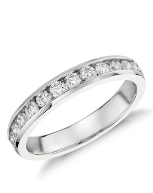 Blue Nile 42406 Platinum Wedding Ring