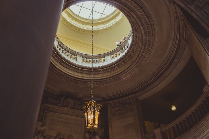 San Francisco City Hall Elegant Ceiling
