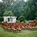 Woolverton Inn Bohemian Outdoor Ceremony Decor