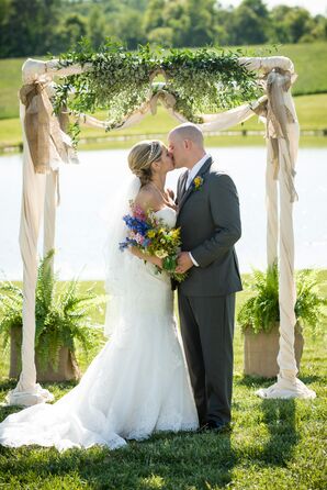 Rustic Wedding Arch With Greenery