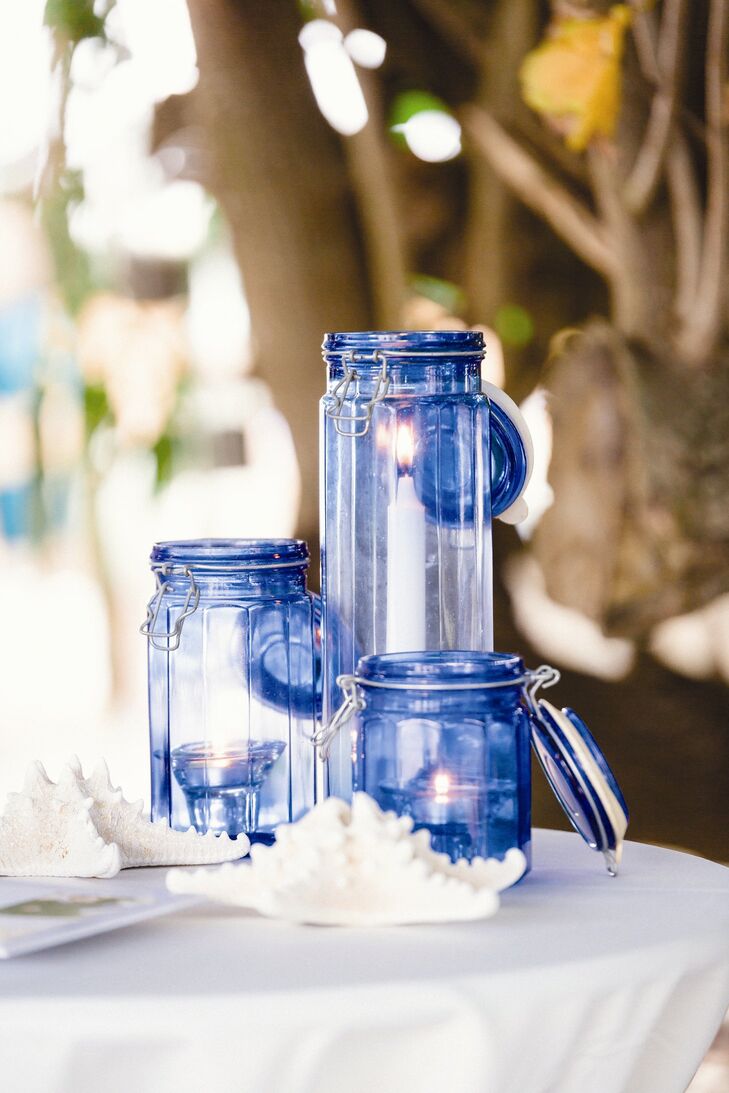 Blue Jar Decor