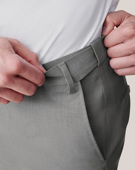 Birdy Grey Suits Taylor Suit Pants in Gray Grey Tuxedo - 6