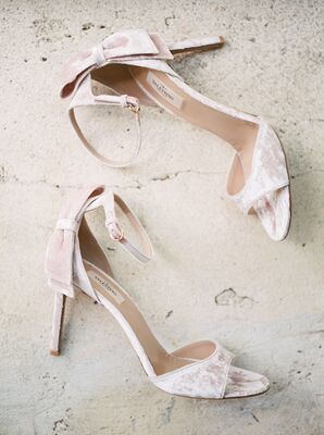 Blush Velvet Heels