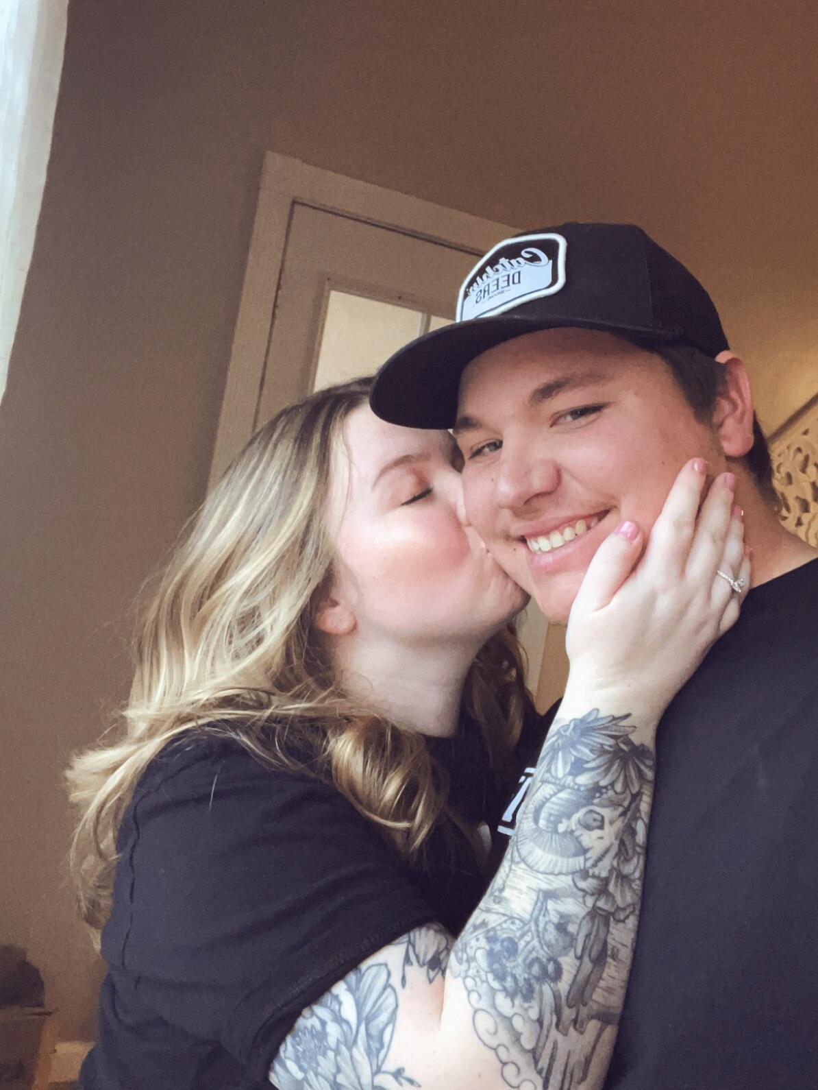 Picture of He popped the question!