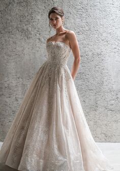 Allure Couture C689 Ball Gown Wedding Dress