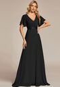 Ever-Pretty EP09890 V-Neck and Plunge Bridesmaid Dress - thumbnail - 1