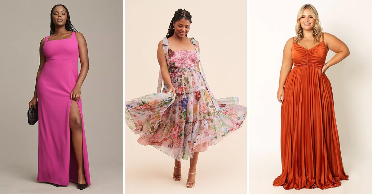 32 Trendy Plus-Size Dresses for Wedding Guests in 2024