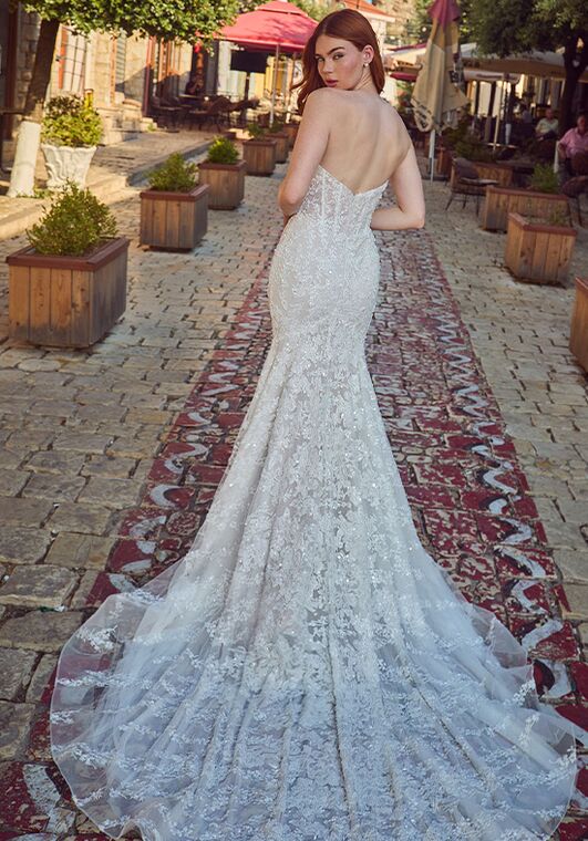 L'amour by Calla Blanche LA25118 Maggie Sheath Wedding Dress - 6