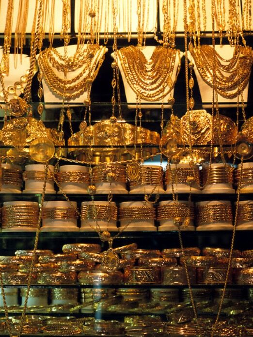 Picture of Gold Souk in Marrakech (rue des princes)