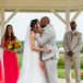 Floral Lace Bodice Wedding Dress