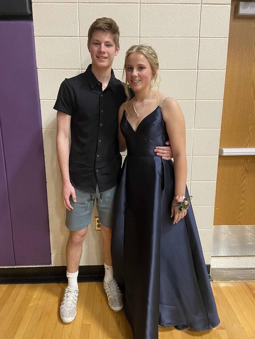 Our first picture together. We started dating April 28, 2022.