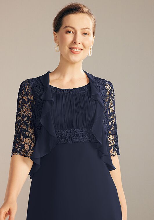 AW Bridal AW Rosalia Dress Blue Mother Of The Bride Dress - 4