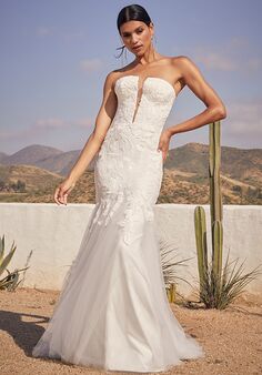 Beloved by Casablanca Bridal BL432 Fit-and-Flare Wedding Dress