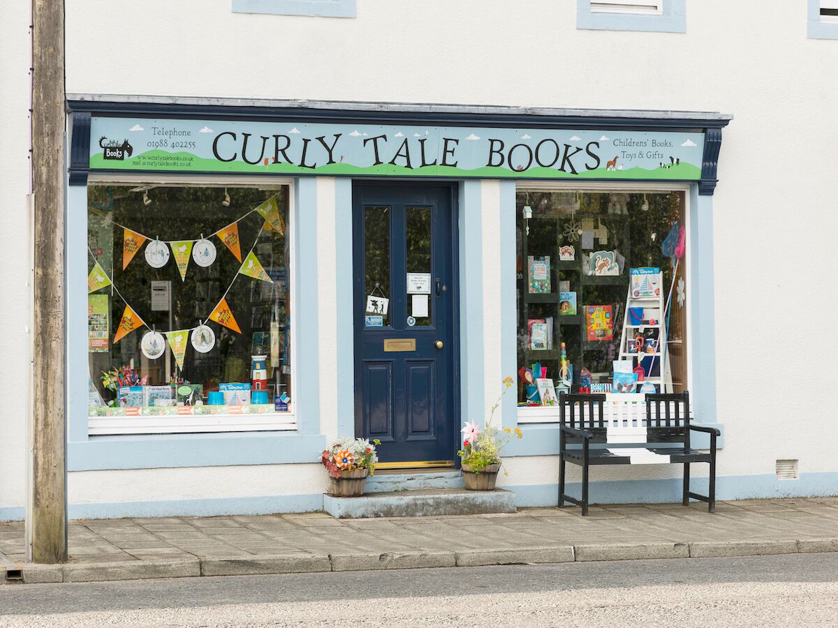 Curly Tale Books in Scotland.